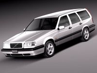 Volvo 850 Wagon 1991 to 1997 3D Model