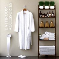 Shelves for bathrooms with Bathrobe H-1650mm (336623)