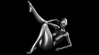 Woman reclining floor new pose