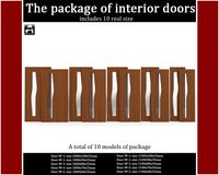 The package of interior doors 3D Model
