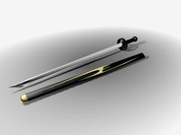 Japan Sword 3D Model