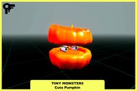 Cute Pumpkin Tiny Monsters