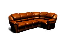 Large Berg Sofa 3D Model
