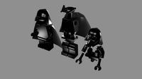 Mini darth vader lego
