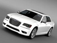 Lancia Thema 2014 3D Model