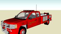 FIRE RESCUE Mimi Pumper Chevy silvrado