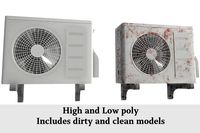 Dirty And Clean Air Conditioners