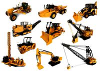 10 heavy industrial vehicles
