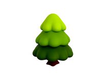 cartoon pine tree