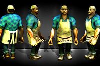 Scary Butcher Character