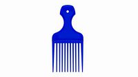 Afro pick hair comb hairdresser