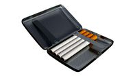 Metal cigarette case box 01 open