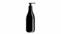 Plastic shampoo bottle with dosator