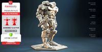 Axman-2N 3D Printing Model | Assembly + Active