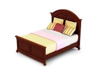 01 CANYON CREEK ARCHED PANEL BED 3D Model