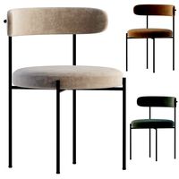 Dining Chair Inesse Boucle Ivory (338042)