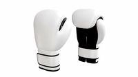 Leather boxing gloves
