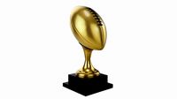 Trophy football ball