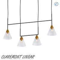Claremont Flared Glass Linear (338272)
