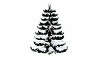 Stylized Christmas fir tree 02
