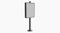 Advertising display stand mockup 01