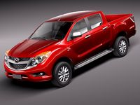 Mazda BT50 2012 3D Model