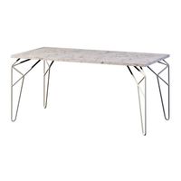 Mitjorn Rectangular steel garden table (338188)