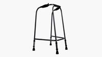 Narrow lightweight walking frame