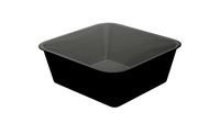 Plastic food container box tray with foil mockup 04