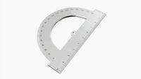 Half-circle protractor 01