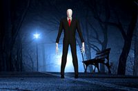 Slender Man - Rigged Character 3D Model Low-poly