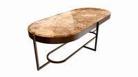 Oval coffee table