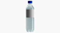 Plastic water bottle mockup 09
