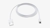 USB-C to USB cable white