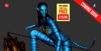 Avatar Neytiri 3D Printing Diorama