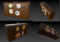 Travel bag cartoon
