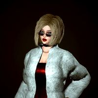 Party Girl With Coat