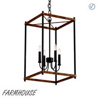 Chandelier Rectangle Farmhouse (338609)