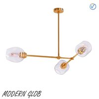 Modern glob semi flush chandelier  (338645)