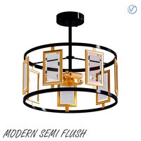 Modern Semi Flush Ceiling Chandelier (338643)