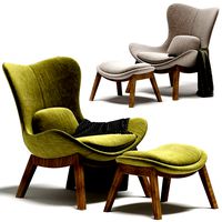 Calligaris LAZY Armchair and footrest (338600)