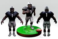American Football Character Touchdown _ 01A