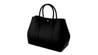 Black Leather Garden Party 36 Bag