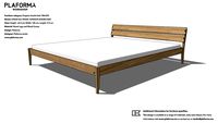 OSCAR ALL WOOD 180 200 KINGSIZE DOUBLE BAD