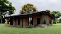 Residential chalet house