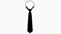 Classic Necktie 03 Black