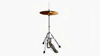 Hi-Hat Cymbals On Stand