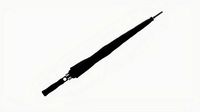 Large Automatic Umbrella Black Closed