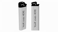 Cricket Flint Pocket Lighter 02 White Mockup