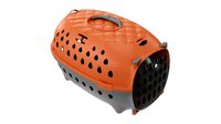 Travel Pet Carrier Gray Orange Pastel